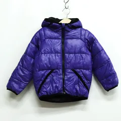 バックナンバー ナイロンジャケット 中綿入り ジャンパー アウター キッズ 男の子用 100サイズ ブルー BACK NUMBER 【中古】のサムネイル