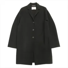 16aw アクネ ストゥディオズ Acne Studios Elsa Double メルトンウール チェスター コート ジャケット ブルゾン カシミヤ混 32 黒 ブラック レディースのサムネイル