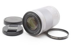 ★極上美品★キヤノン Canon EF-M 55-200mm F4.5-6.3 IS STM シルバー★ LL190#4749