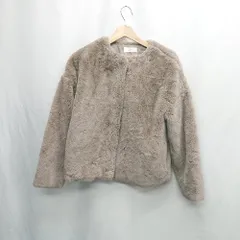 ◇ ⊆ セレクトモカ カジュアル　モコモコ系 長袖 ジャケット サイズM ブラウン系 レディース E  【1505220004276】