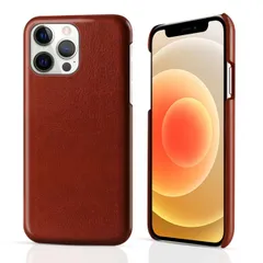 iPhone13 Pro Max ケース アイフォン13プロマックス  レザー ハード ケース 【Color】 ブラウン