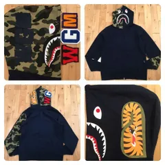 迷彩シャークフードパーカー WGM刺繍付き 2025年最新】ape WGM パーカー 迷彩の人気アイテム - メルカリ