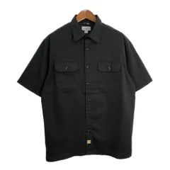 Carhartt カーハート ワークシャツ ブラック(メンズ XL)中古 古着 U2693