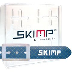 SKIMP プリントベルト メンズ レディース ゴム ゴルフ スノボ 防水  長さ約140cm 幅約3.4cm スキンプ【ステッチダックブルー】