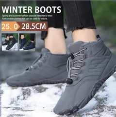 裏ボア スノーブーツ メンズ ショート ブーツ スノーシューズ 防寒ブーツ トレッキングシューズ 登山靴 防滑 短靴 冬用 カジュアル ハイカット qiji50qiji50