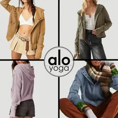 ALO aloyoga アロー アローヨガ 完売 ニットジャケット パーカー