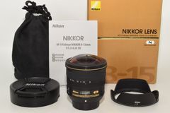 【特上品】 Nikon ニコン フィッシュアイズームレンズ AF-S Fisheye NIKKOR 8-15mm f/3.5-4.5E ED　＃8399