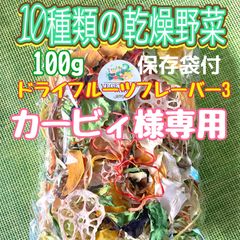 【カービィ様専用】10種類の乾燥野菜100gとドライフルーツフレーバー3