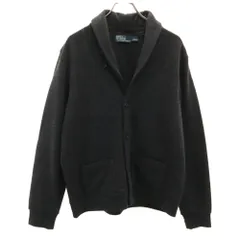 ポロバイラルフローレン 長袖 ショールカラー スウェット カーディガン L チャコールグレー Polo by Ralph Lauren メンズ