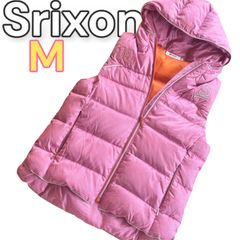 srixon スリクソン ダウンベスト　ピンク　ゴルフ　ウェア　フード付き　ポケット付き