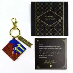 【中古】雑貨 ルーク・ハント ラバーチャーム＆メッセージカードセット 「ディズニー ツイステッドワンダーランド バレンタインデーギフト2022」