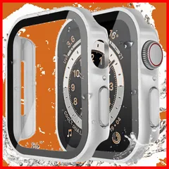 【数量限定】ケース 防水 一体型 ケース 新デザイン アップルウォッチ用 3D直角エッジ 超薄型 45mm PC+ガラス素材 高透過率 9/8/SE/7/6/5/4 対応 対応 Apple Watch Watch カバー 全面保護 Apple 装着簡単 Ser