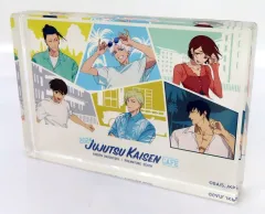 【中古】アクリルスタンド・アクリルパネル 集合 アクリルブロック 「呪術廻戦カフェ2024 懐玉・玉折」 通販限定