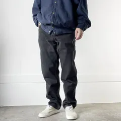 1997年製 リーバイス40553 リラックスフィット 後染め ブラック バギー ジーンズ 実寸W33 メキシコ製 ビンテージ 550 D147-21-0035ZV