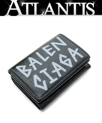 ⭐️希少⭐️バレンシアガ 三つ折り財布 グラフィティ 白黒 ミニウォレット 楽天市場】BALENCIAGA(バレンシアガ) グラフィティ ミニ