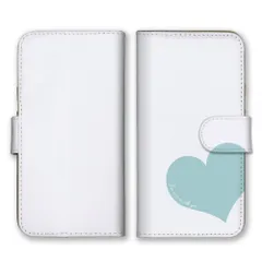 Galaxy S23 SC-51D SCG19 ケース 手帳型 ギャラクシーS23 スマホケース 携帯ケース ハート シンプル 推し色 ワンポイント 恋 可愛い かわいい パステル ホワイト 白色 カラー04