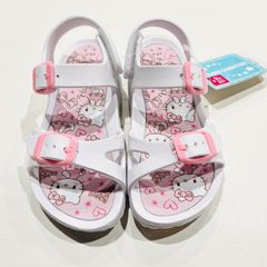【15㎝】ハローキティ　ベルトサンダル　キッズ　ホワイト　ベルト付き　白　SA9008