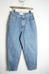正規 00s OLD GAP Vintage オールドギャップ ヴィンテージ ビンテージ テーパード デニム パンツ ジーンズ ジーパン 青 ブルー 本物 813P★2