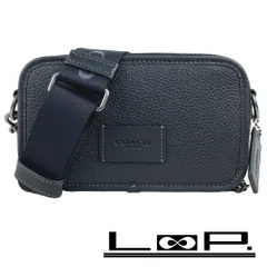 安心国内発送 COACH LEATHER ワイアット クロスボディ バッグ BK