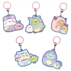 【中古】キーホルダー 全5種セット 「すみっコぐらし めじるしラバーチャーム」