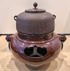 唐銅鬼面風炉釜　茶道具 51fdkenWoVL._AC_UF894,
