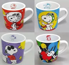 【中古】マグカップ・湯のみ 全4種セット スヌーピーマグ(マグカップ) 「PEANUTS(SNOOPY) ケンタッキーフライドチキン×スヌーピー」 対象メニュー注文特典