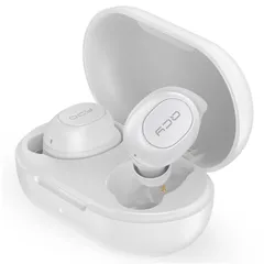 QCY T9 ワイヤレスイヤホン スポーツ ランニング IP64 防水 防塵 イヤーフック 落下防止 物理ボタン 両耳 片耳 自動ペアリング カナル型 マイク付き ヘッドセット 通話 長時間再生 PC スマホ対応 Bluetooth5.0 ホワイト QCY- 