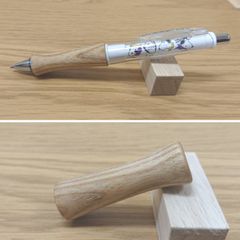 ドクターグリップ　グリップ単体　シャープペン用　DRG－２　オーク材　（オーク中間色）＝少し薄い茶色系　オリジナルグリップ　Dr.Grip　　限定品　木製　カスタムペン　オリジナル　木軸　木軸ペン