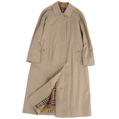 極美品 Vintage バーバリー Burberrys コート ステンカラーコート バルマカーンコート ライナー付き 英国製 アウター レディース 6(M相当) カーキベージュ