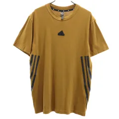 adidas アディダス 半袖 Tシャツ S マスタード メンズ 古着