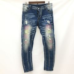 DSQUARED2  CLASSIC  KENNY  JEANS ディースクエアード 刺繍 デニム パンツ 中古 /ｍ 250625 02299hi◇131