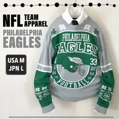 NFLチームアパレル★コットンセーター★フィラデルフィア イーグルス★PHILADELPHIA EAGLES★USAメンズM(JPNメンズL相当)  2402F060