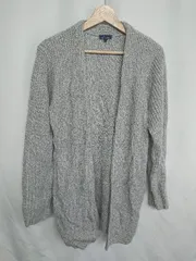 ◇ ⊇ URBAN RESEARCH ITEMS ウール混合 長袖 ニットカーディガン サイズ40 グレー レディース E  【1410100009046】