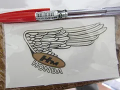 ■ホンダ純生・旧HMJウイングデカール左右　新品　ホンダバイクに