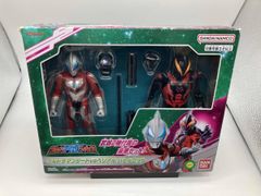 中国限定】ウルトラマンケン(父ヒゲ無)＆ベリアルアーリー ソフビ500