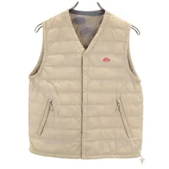 ダントン　ベージュ キルティングダウンベスト 楽天市場】DANTON ダントン クルーネック キルティング インナー