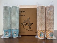 【歯科医院専売】おでかけ子ザメ紙コップ  １箱 １０００個