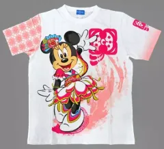 【中古】衣類 ミニーマウス Tシャツ ホワイト Mサイズ 「ディズニー夏祭り2016」 東京ディズニーランド限定