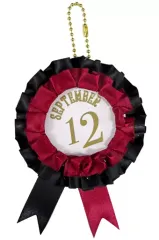 【中古】キーホルダー ジャミル・バイパー おめかしバースデー ロゼット風缶バッジホルダー 「ディズニー ツイステッドワンダーランド プレミアムバースデー2023 POP UP SHOP in アニメイト」