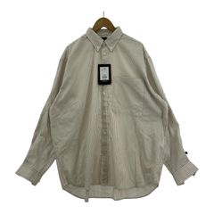 DAIWA PIER39 TECH BUTTON DOWN SHIRTS L/S OXFORD ストライプ L