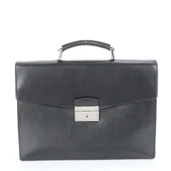 希少！PRADA プラダ　レザービジネスバッグ美品 PRADAメンズ人気♡プラダビジネスバッグコピーハイブランド高級