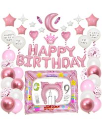 誕生日 風船 バルーン 飾り付け セット 女の子 大人 happy birthday