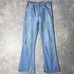80s オレンジタブ Levi's684 ベルボトム フレアデニム ライトブルー 80s オレンジタブ Levi's684 ベルボトム フレアデニム ライトブルー