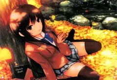 珈琲貴族先生　色落葉A3アクリルプレート 珈琲貴族先生]描き下ろしB2タペストリー（青山澄香／セーラー服