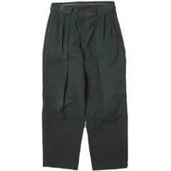 BLACK&BLUE ブラックアンドブルー 日本製 Two Tuck Wide Trousers 2タックワイドトラウザーパンツ 123P06 30 BLACK ボトムス g18212のサムネイル