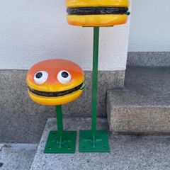 【スタンド単品】ハンバーガー パッチ スタチュー Hamburger Patch Statue キャラクター アドバタイジング アメリカン雑貨　マクドナルド
