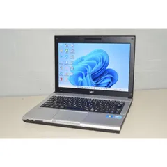 中古軽量ノートパソコン 最新Windows11+office 爆速SSD128GB NEC VK26MB-F core i5-3320M/メモリ6GB/12.1インチ/HDMI/便利なソフト多数