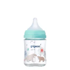 新品 ピジョン 母乳実感 哺乳びん 160ml 0ヵ月~ 早く冷める耐熱ガラス製 Bear ベアー キズがつきにくく衛生的