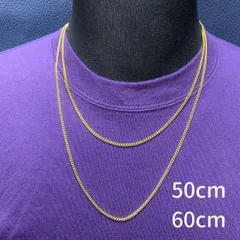 【50cm・60cm】喜平 ゴールド チェーンネックレス 2つセット