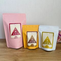 三角ティーバッグ 和紅茶20個入、ほうじ茶10個入、玄米茶10個入 ３点セット